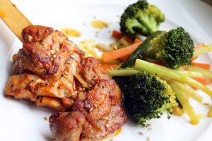 braisades de poulet et légumes